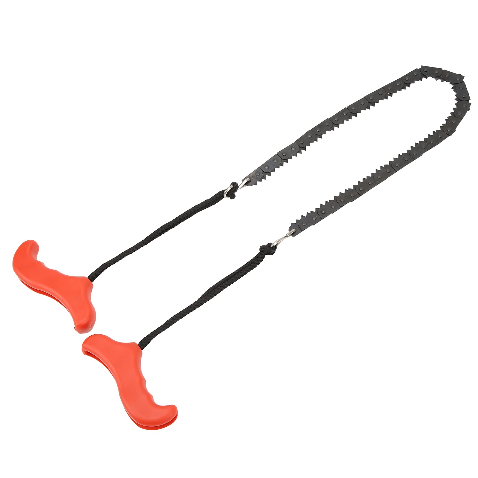 Pilipane Pocket Chainsaw, Pocket Saw Folding Hand Saw Chain Portable Hand Saw Rope Saw for Trees with Bag Bi Directional Cutting Teeth Camping Saw Folding Wood Saw Hunting Saws