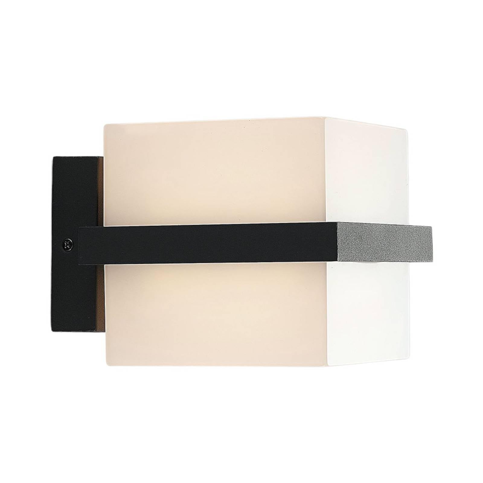 Lindby Applique LED da esterni (Moderno) colore Nero, lampadina inclusa applique lampada outdoor per facciata/parete terrazzo e