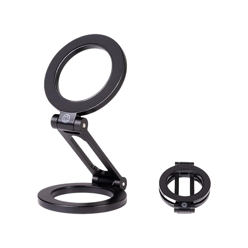 Lume Cube Support de téléphone magnétique de qualité supérieure pour iPhone et Android MagSafe - Support magnétique double face pliable avec plusieurs points de réglage - Support pour toute surface