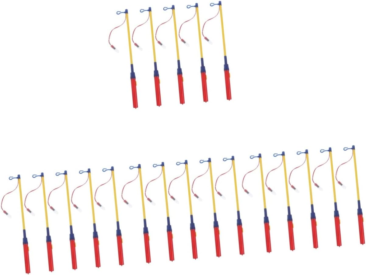 ibasenice 20pcs Handheld Lantern Stick Lantern Holding Rods for Diy Holiday Decor Safe Lightweight for Year Festivals No Battery Required