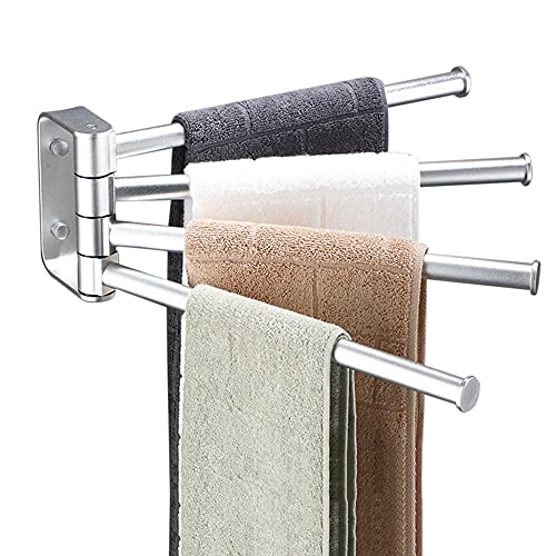 Porte-serviettes rotatif pliable pour optimiser l'espace dans une petite cuisine - 2