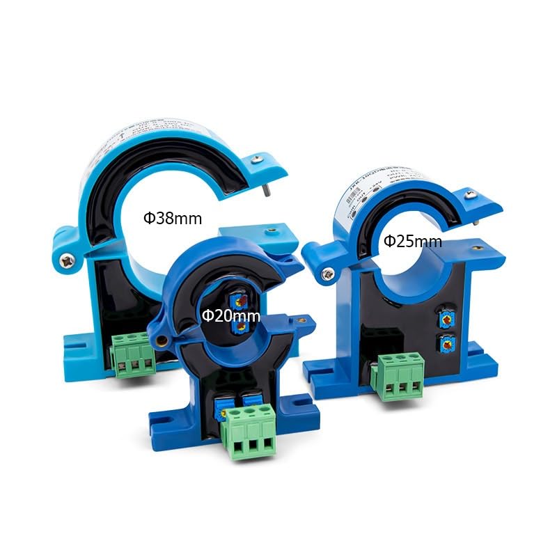 Hall Current Transmitter DC0-1000A Current Sensing 4-20mA 0-20mA 0-5V 10V Output Hole 25mm Perforation Open Closed Current Sensor