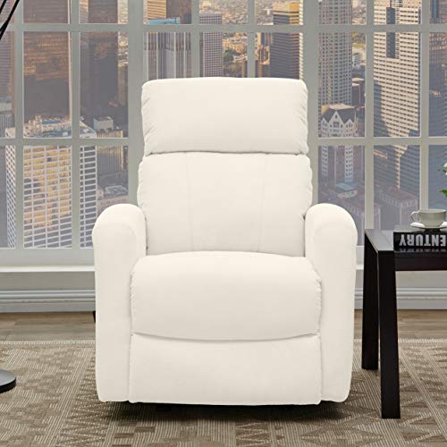 Domesis Rocker Recliner Chair In Cream Chenille #TOP2