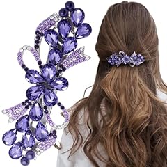 Rhinestone Butterfly Purple