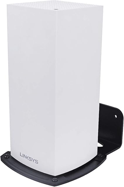 HOLACA Velop Wifi 6 Mesh Router Wall Mount Bracket Wall Mount Stand Holder,WiFi Accessories for Velop Wifi 6 MX5300/MX4200 with Easy Installation and Space Saving (1PACK)