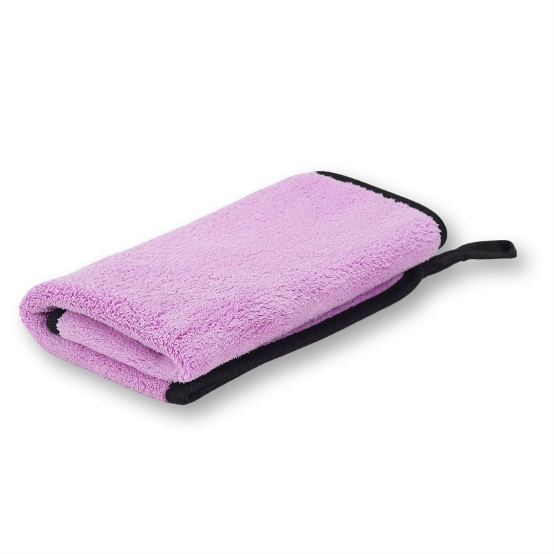 Microfiber Cleaning Cloth, 40x40 cms 600 GSM | Highly Absorbent,Lint and Streak Free, Multi-Purpose Wash Cloth for Kitchen,Car,Window,Stainless Steel,Silverwear (Lavender_40x40cms) Pack of 1-image-35