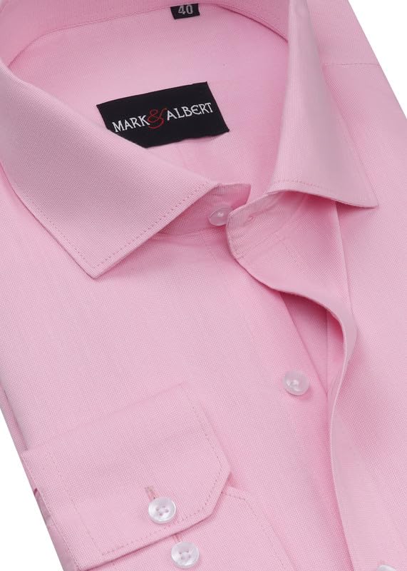 Image of MARK & ALBERT Men's Cotton Formal Shirt