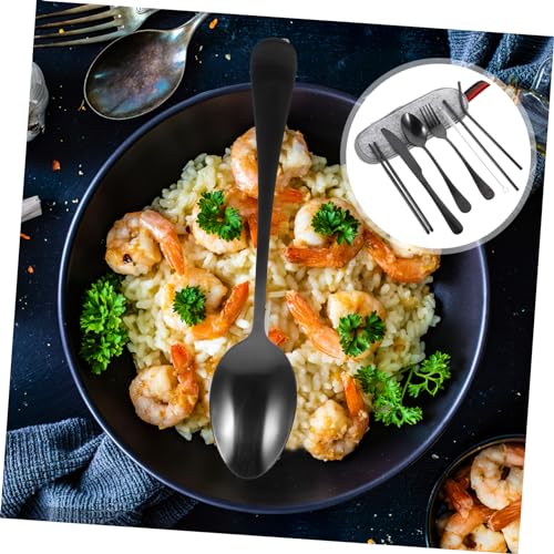Ustensiles cuisine acier inoxydable avec couverts service longue durée - 5