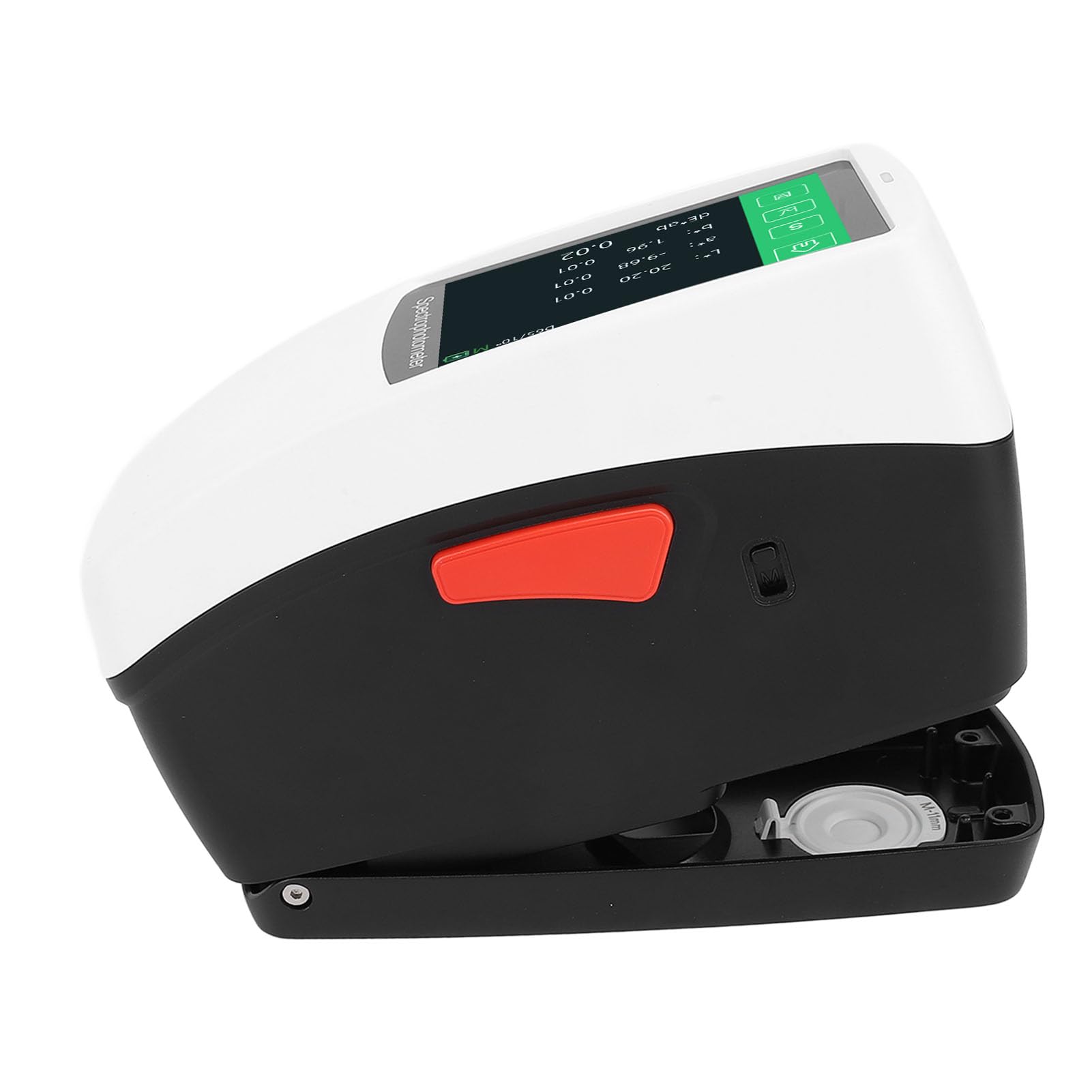 Hyuduo Tragbares Spektralfotometer, ABS-Material, Genaues Farbdifferenzmessgerät mit Mehreren Blenden für die Laborforschung, über 30 Messindikatoren für die Qualitätskontrolle