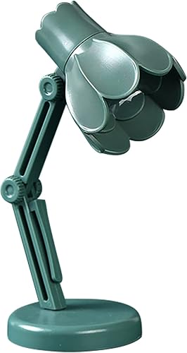 Meideli Lámpara de escritorio para oficina y hogar, dormitorio  Mini lámpara de noche portátil que cuida los ojos con forma de flor lámpara de