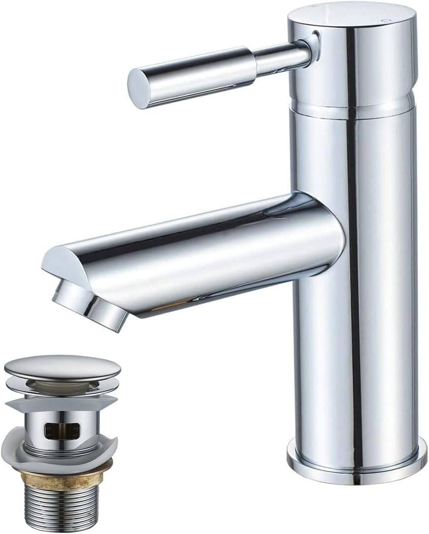 Luckyhome Bath Mixer Tap,Bathroom Double Lever Bath Tub Filler Mixer ...