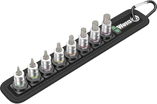 Wera Belt 2 Zyklop Bit Socket Set with Holding Function, 1/4" Drive, 8 Pieces