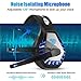 immagine 1Pacrate Cuffie da Gioco con Microfono, luci a LED, Adatte per PS4, PC, Xbox One, Nintendo, Audio Surround Stereo e funzioni di riduzione del Rumore, Anche per Bambini