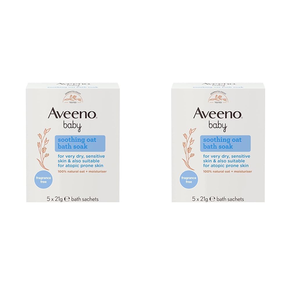 Aveeno Baby Soothing Oat Bath Sachets 21 G Pack 10 Desertcart