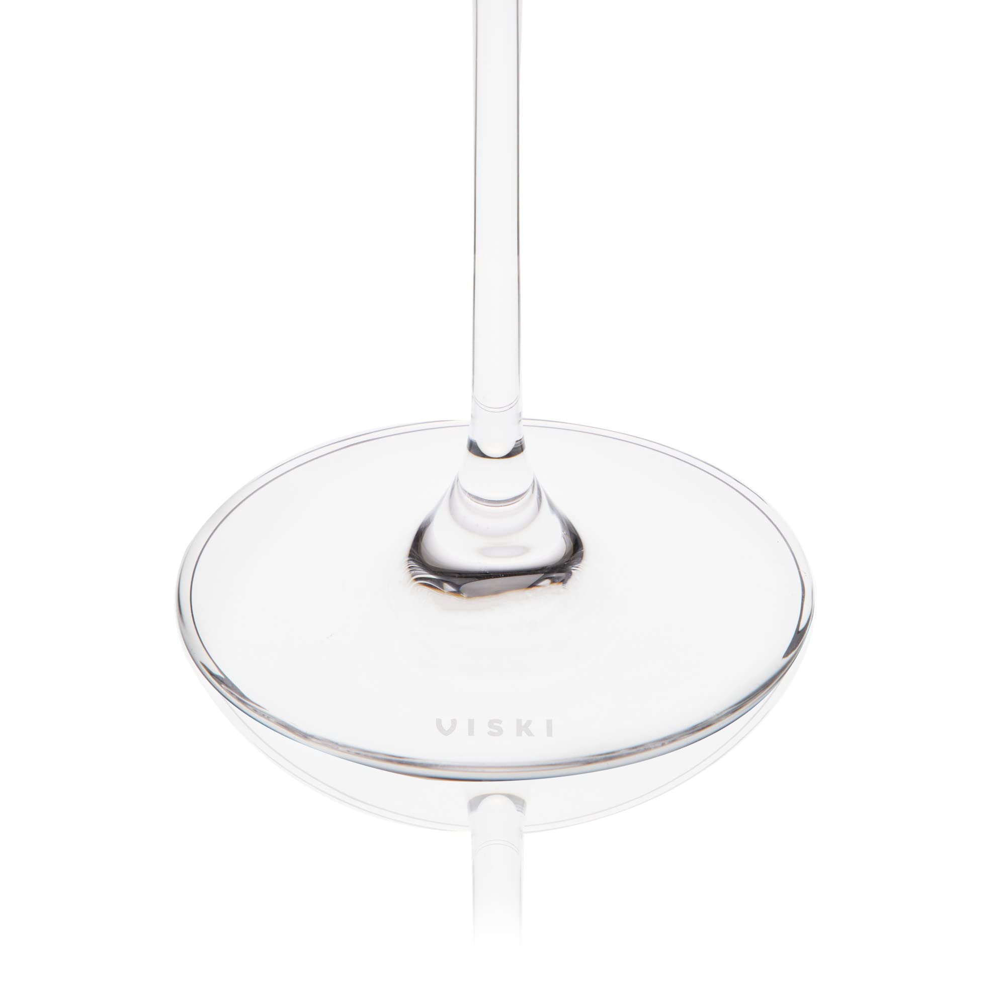 Viski Reserve - Copas de vino tinto de cristal europeo, 4 copas de vino tinto de cristal sin plomo, cristalería hecha en Europa, juego de 4 copas de vino con tallo, 21 onzas