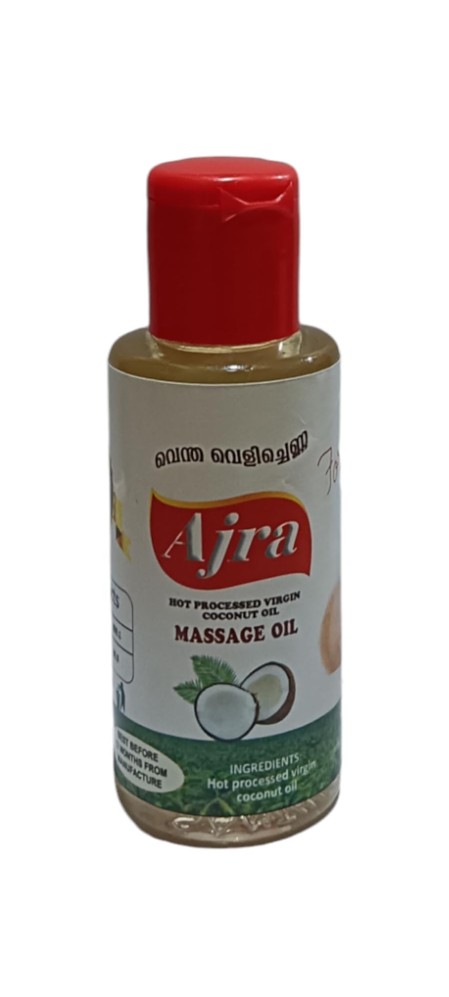 Kerala Traditional Pure Virgin Coconut Oil -Baby Massage Oil (Ventha Velichenna) - 100 ml | Traditional Coconut Milk Oil | Safe for Newborns, Babies, Toddlers | Urukku Velichenna | Hair & Skin