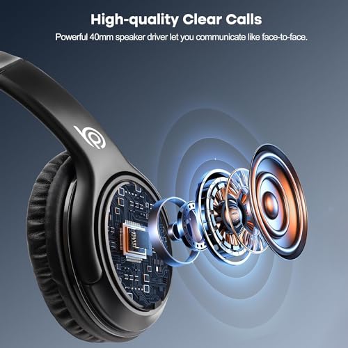 BigPassport USB Headphone with mic, Wired Over Ear Computer Laptop Headphones for Skype, Zoom Online Classes, Office & Call Centre Model- Pro-Tech... - Image 4