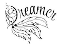 Dreamer Dream Catcher MKR Decal Vinyl Sticker |Cars Trucks Walls Laptop| Black | 5.5 x 4.4 in|MKR2335
