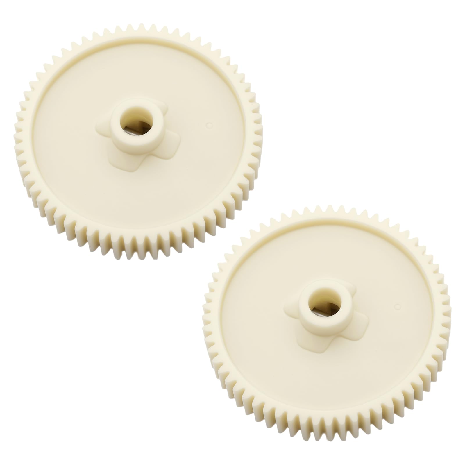 EMSea 2pcs 61T 1/10 Spur Gear Repair Part Compatible with T-amiya TT01 TT01D TT01E TT-01 RC Car Upgrade Parts Accessories Plastic