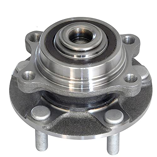 MAYASAF 513268 Front Wheel Hub Bearing Assembly 5 Lugs w/ABS Fit 2003-07 Infiniti G35 RWD Only, 2003-09 Nissan 350Z