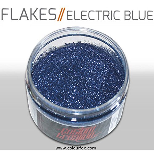 Flakes Purpurina Electric Blue 3 onzas (85 Gramos) Automoción Cover