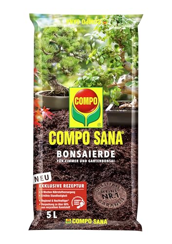 COMPO SANA Terriccio per Bonsai, Per una crescita omogenea delle piante, 5 l