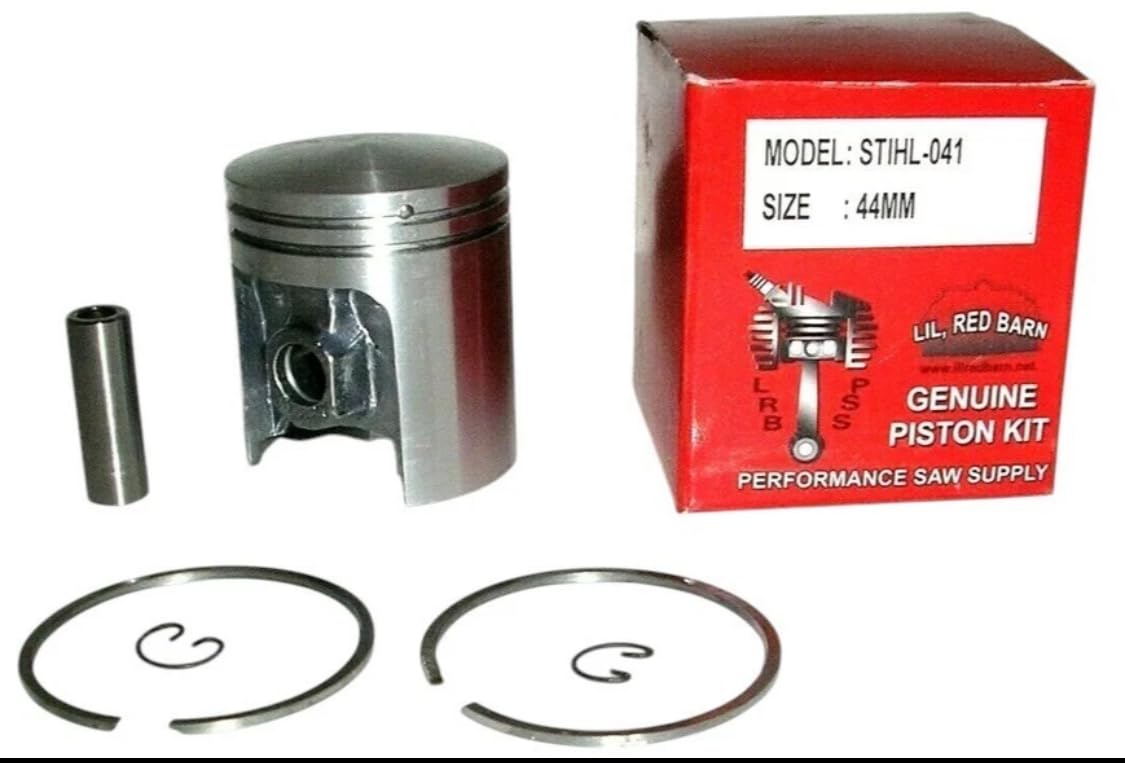 Lil Red Barn Compatible with Stihl 041av, 041 Farm Boss, 041 Piston Kit, 44mm, Replaces # 1110-030-2000 2 Day Standard Shipping to All 50 States!
