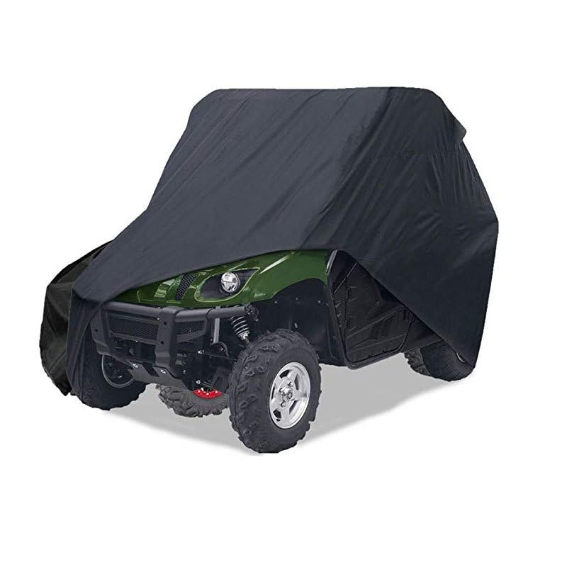 UTV Cover Outdoor Waterproof,420D Heavy Duty Side By Side Cover with Nano Coating,2 Air Vents,4 windproof buckles,Utility Vehicle Covers for Polaris RZR Ranger 1000 Kawasaki Mule Yamaha Cfmoto Honda