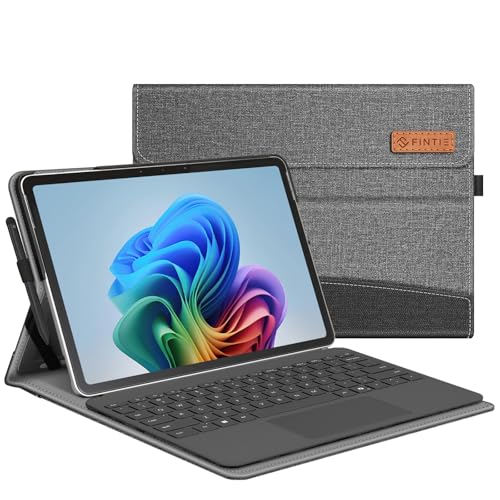 FINTIE Coque pour Microsoft Surface Pro 12 Pouces 2025, Housse Multipositions avec Fermeture Magnétique, Coque Arrière Rigide, Étui Compatible avec Clavier...