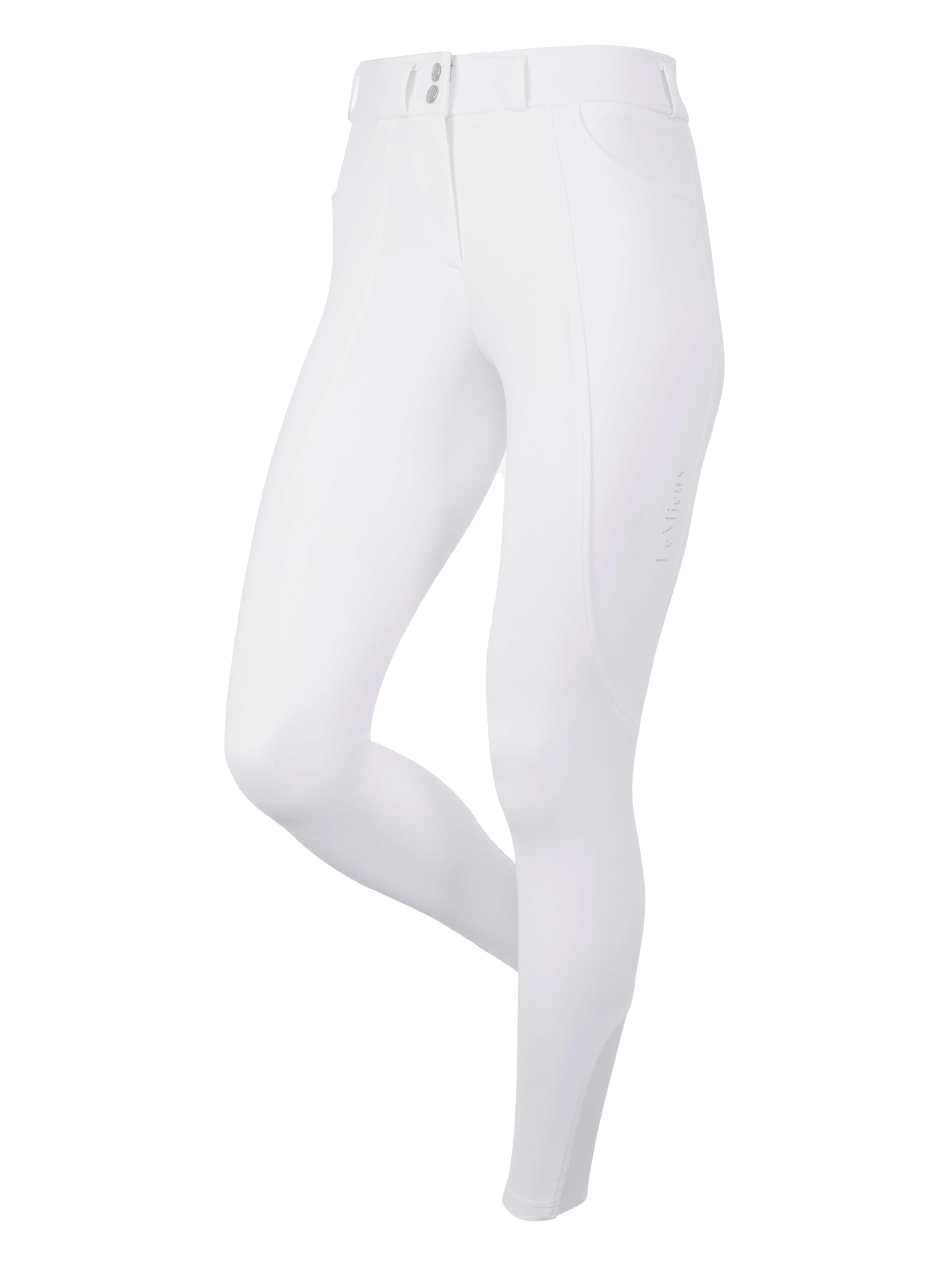 Lemieux Women's White Brilliance Full Seat Breeches - Uk6