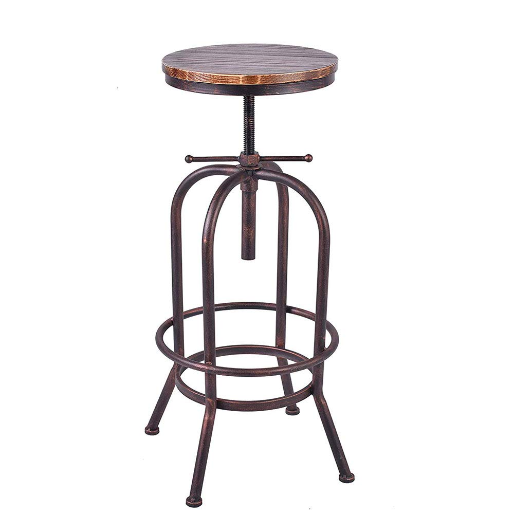 Buy Industrial Bar StoolRetro 2632inch Swivel StoolsExtra Tall
