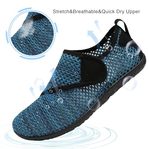 Image of Spesoul Womens and Mens Water Shoes Breathable Quick Dry Soft Barefoot Aqua Socks for Hiking Swim Beach Surf Yoga Sport