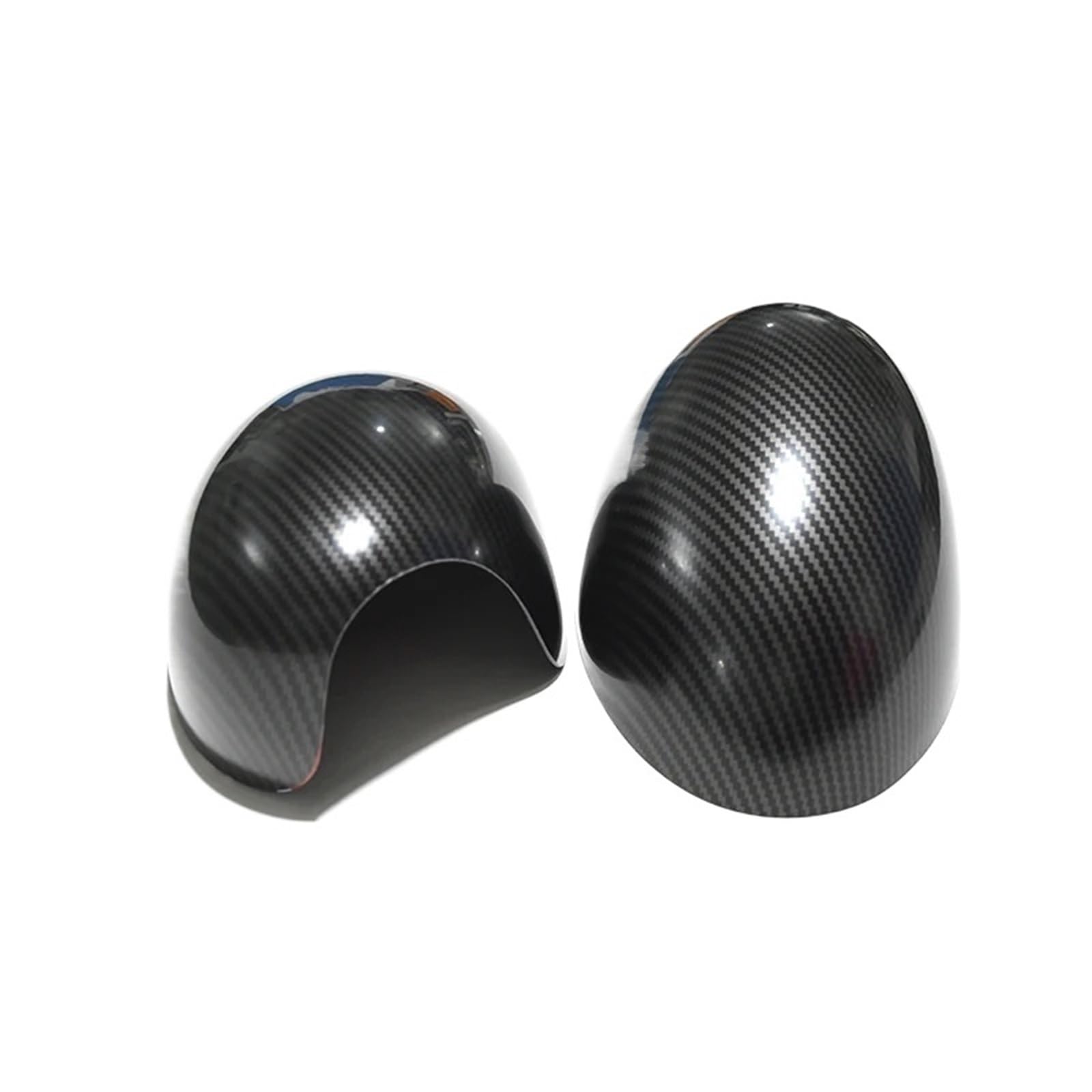 Osłona zamienna do lusterka wstecznego samochodu Naklejki na lusterka wsteczne, dekoracje stylistyczne do samochodu, pasujące do Mini Cooper One S JCW F56 F55 2014-2019.(Carbon fiber pattern)