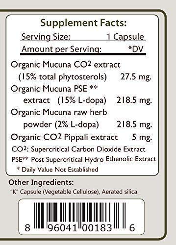 Tattva's Herbs CO2 Holistic Mucuna Pruriens Extract 500 mg 240 ct 2-Pack — Amazon image 3
