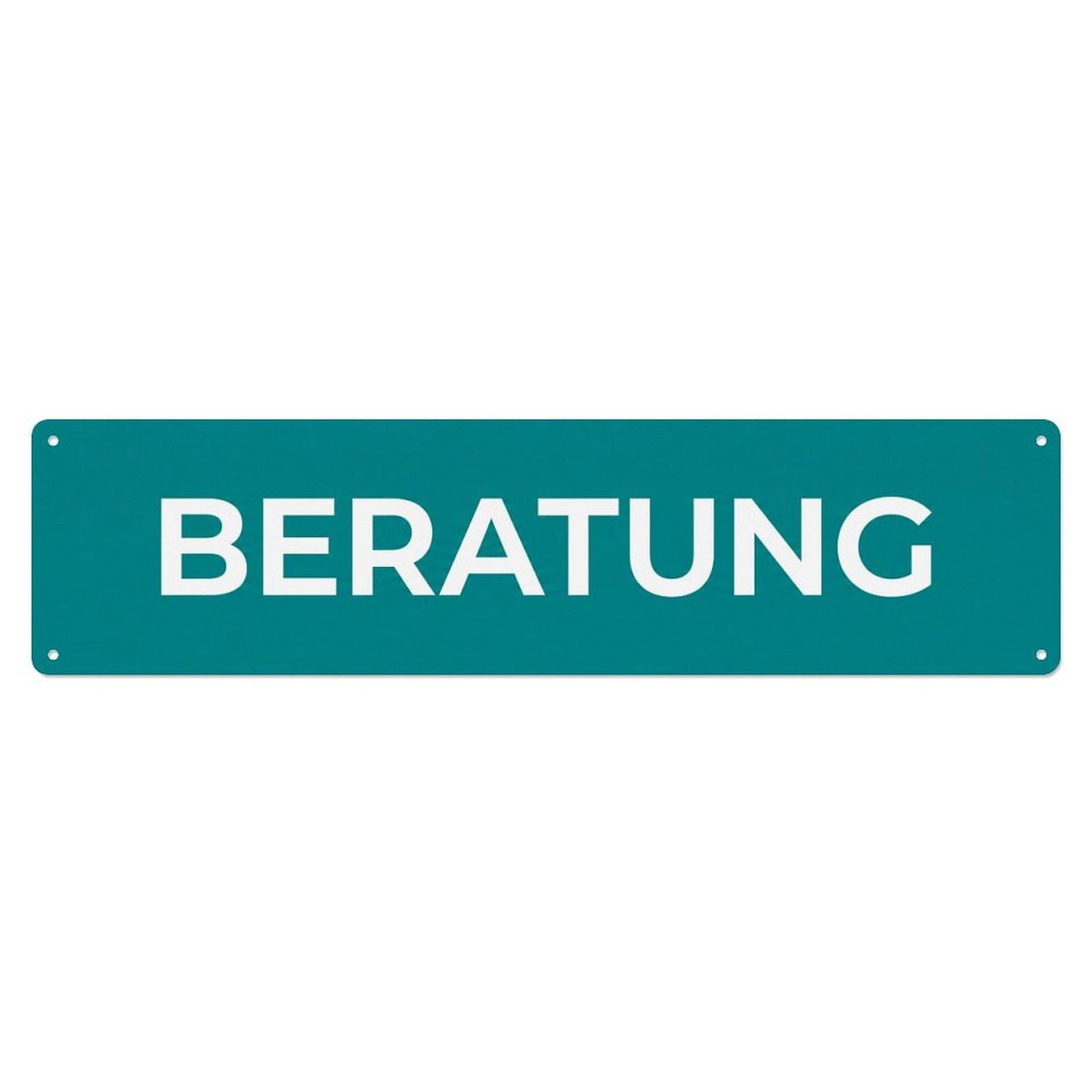Beratung Consultation Service Available Metal Tin Sign