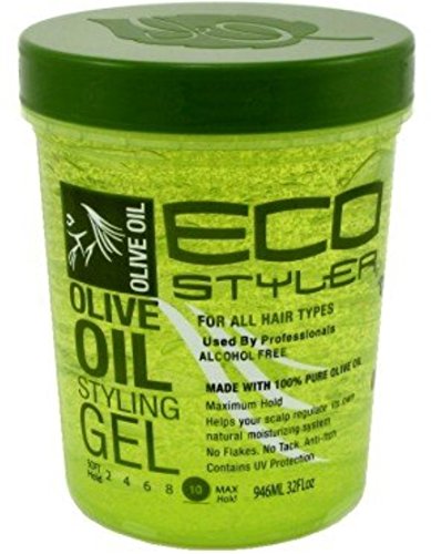 ECOCO Eco Style Gel, Olive,(2 Pack of 32 Ounce)