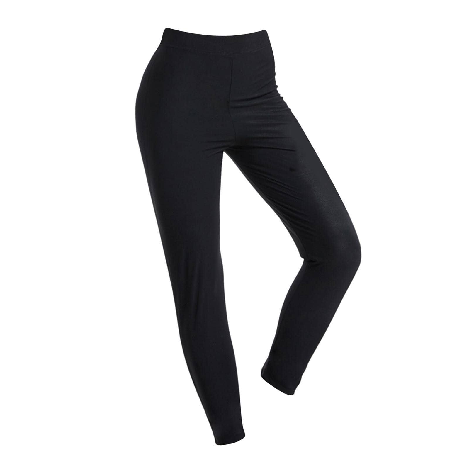 HEAVENGLOW Women Sauna Pants Sweat Jogger Legging Sweatpants Weight Loss Slimming Body L XL-image-46
