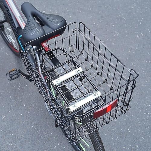 Panier arrière pliant du vélo anti-encombrement en métal robuste - 3