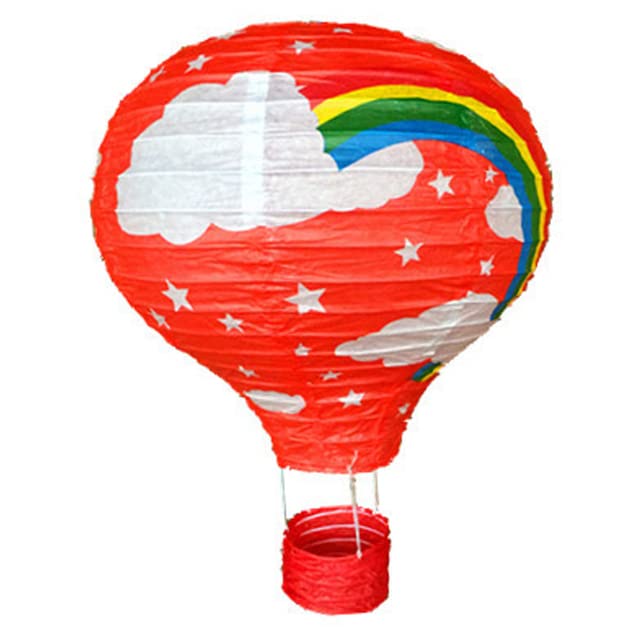 Lanterne Di Carta A Forma Di Mongolfiera – Set Da 10 Decorazioni Sospese Per Feste, Matrimoni, Compleanni E Baby Shower – Colori Misti