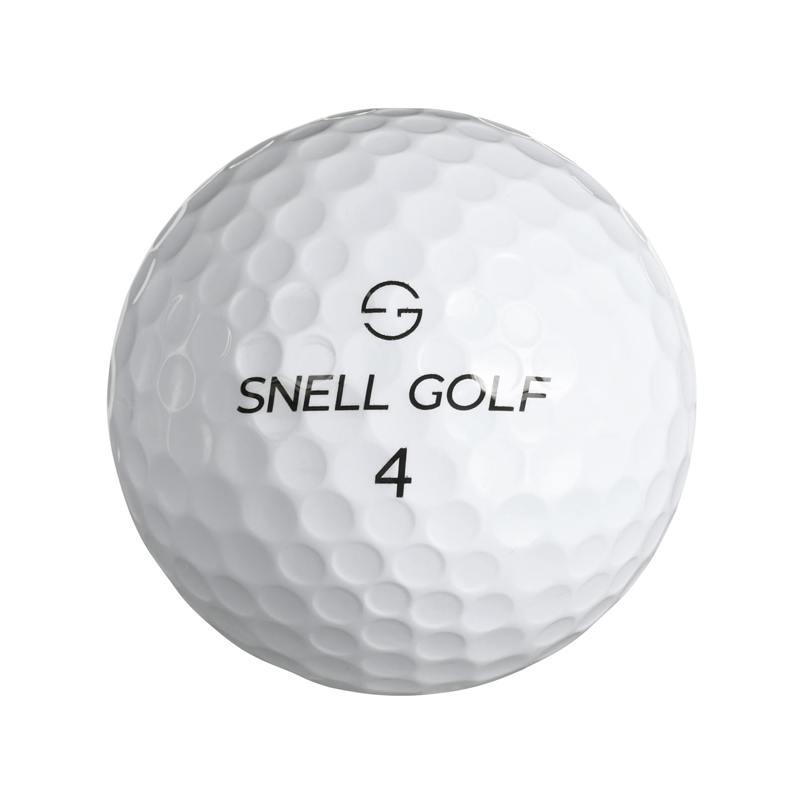 Snell Golf PR3 Pelotas de golf, cubierta de uretano de 3 piezas, tacto suave, giro medio, color blanco, 12 pelotas