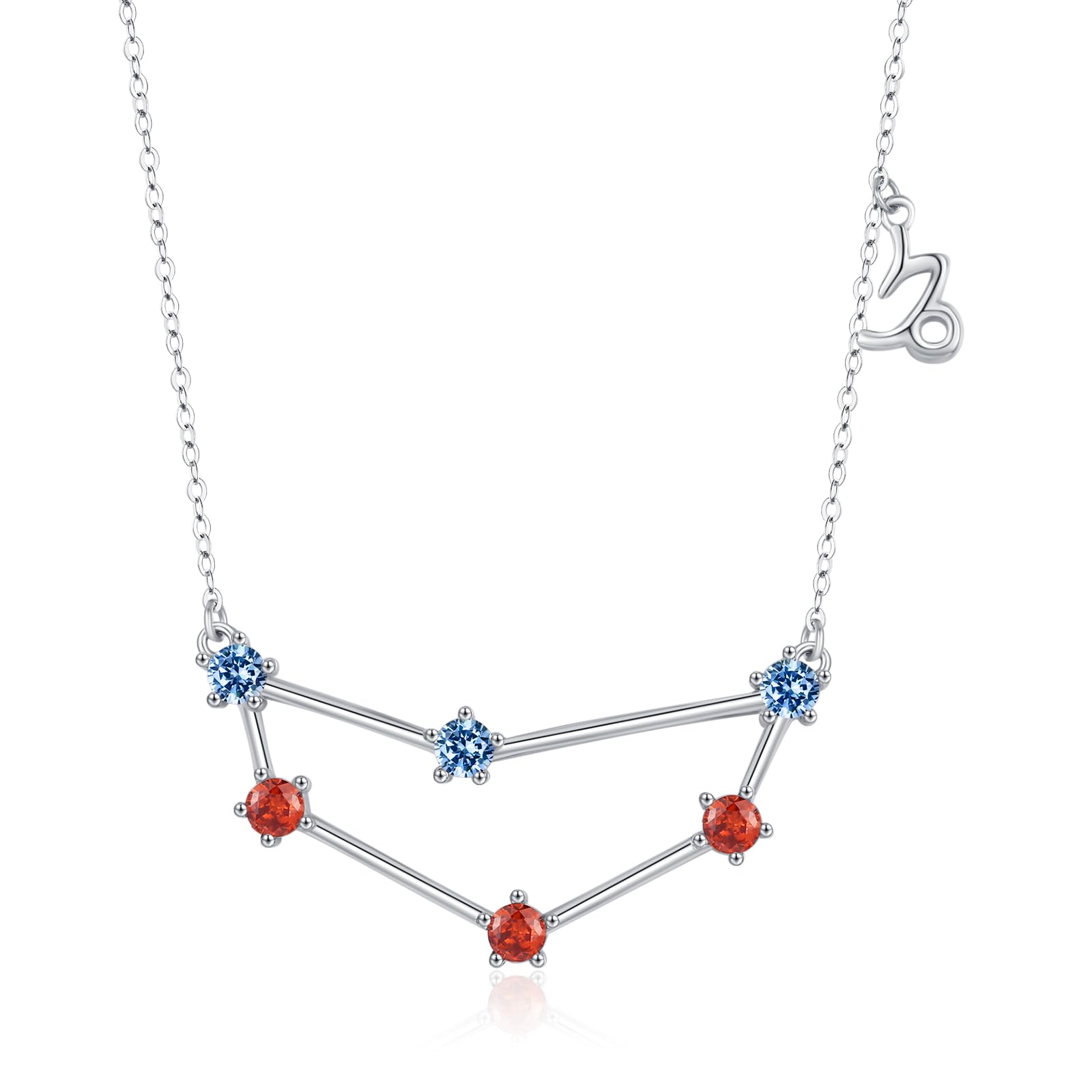 Collier zodiaque en argent 925 pendentif constellation raffiné - 8