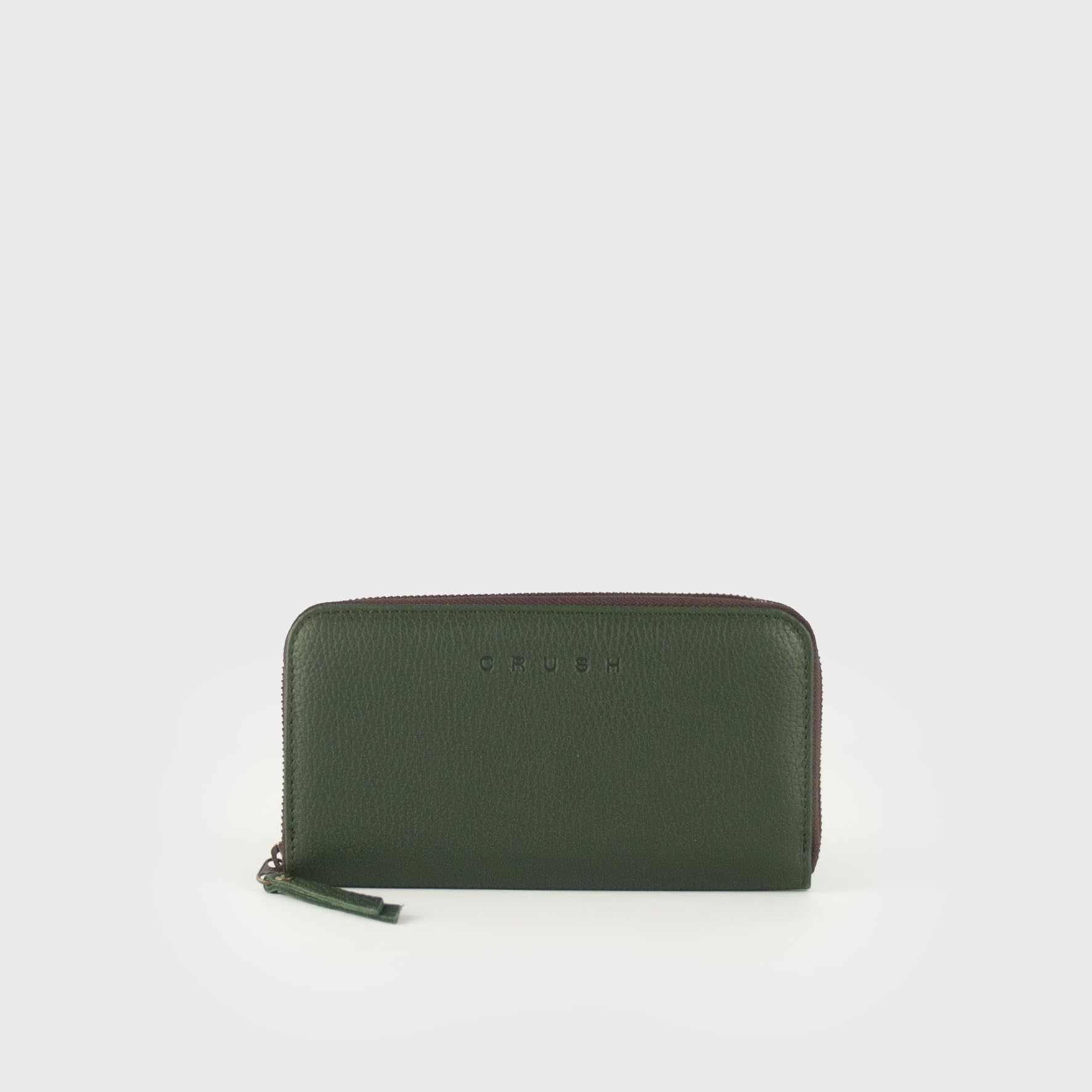 CRUSH - Billetera de piel hecha a mano para mujeres. Monedero de piel suave. Hope.