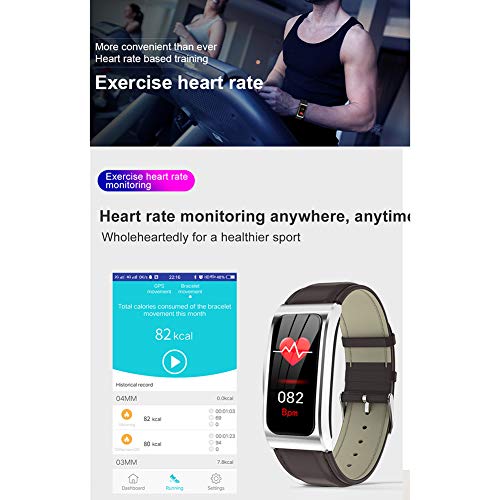 AK12 Nieuwe Multifunctionele Bluetooth Waterdicht Informatie Herinnering Hartslag Fysiologische Cyclus Monitoren Van… - Image 5