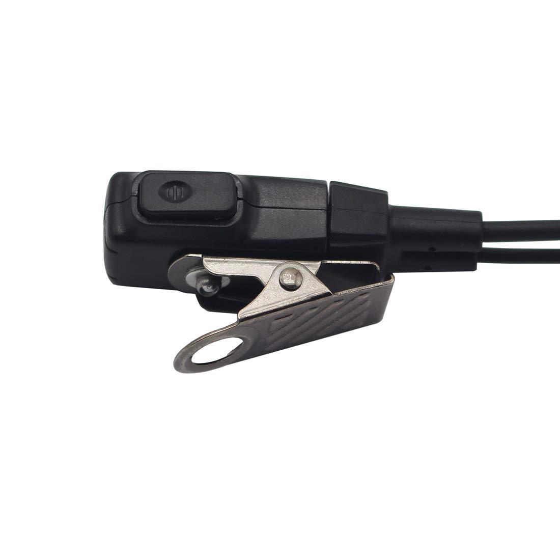 Zestaw słuchawkowy z klipsem w kształcie litery D, słuchawki PTT z mikrofonem są kompatybilne z Retevis H-777 Kenwood PUXING Baofeng UV-5R BF-888S 666s 2-kierunkowe radio (5 szt.)