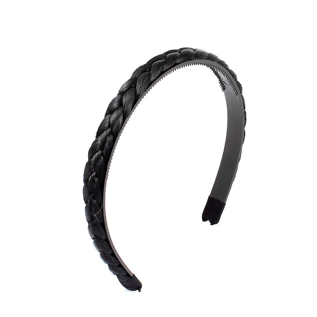 APSAMBR - 1Pcs Braided Headband with Teeth Braid Headband Synthetic Tail Hairband Women Headband non-slip Hairpiece 1.2 inch (B09F6G6WMQ) Amazon Price History, Amazon Price Tracker