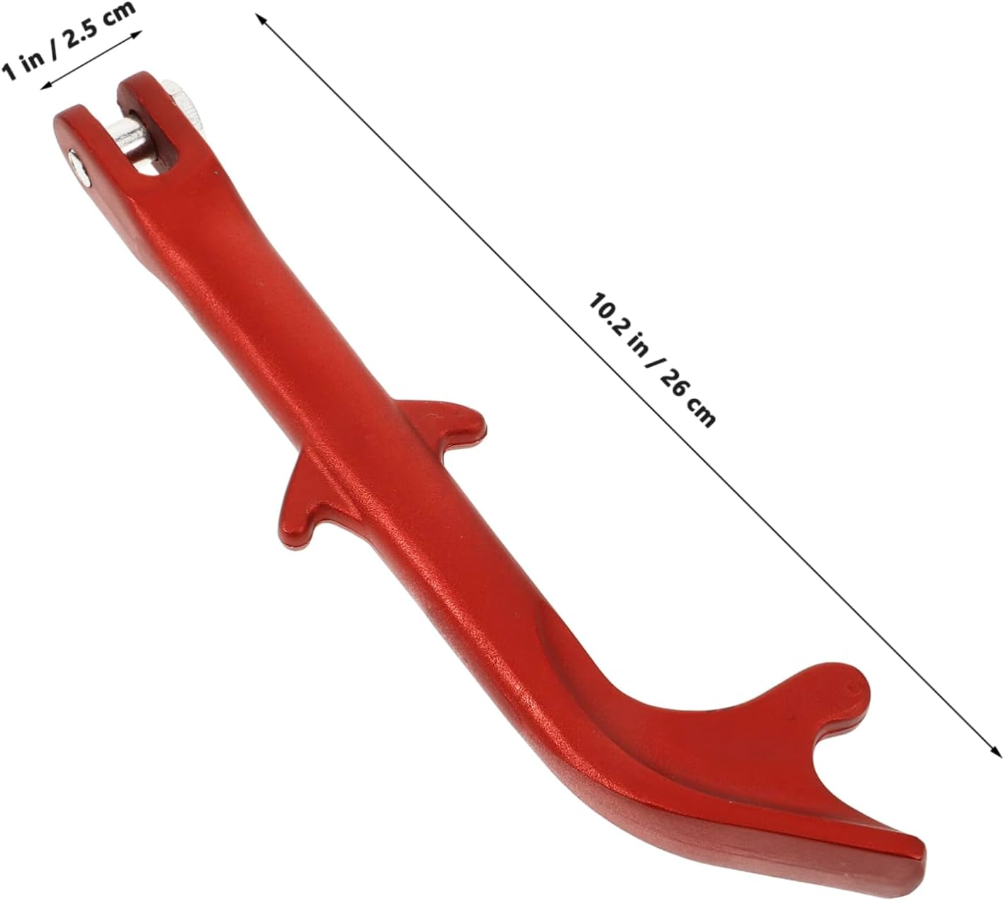 SOLUSTRE Motorcycle Tripod Rear Mount Bike Kickstand Bicycle Kickstand Bike Kick Stand Kick Stand for Motorcycle Mountain Bike Kickstand Motorcycle Stand Kickstand for Motorcycle Red Metal