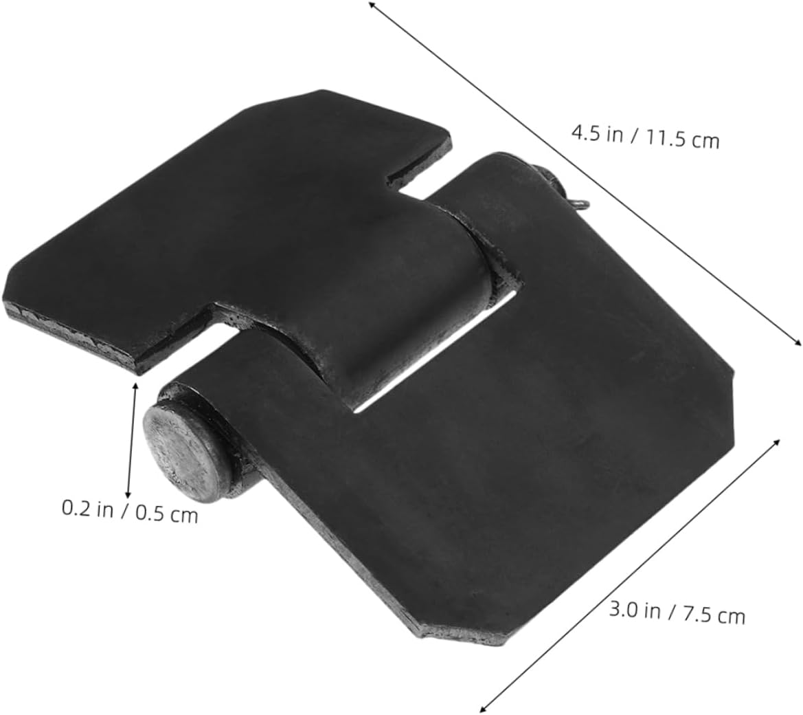 2pcs Heavy Duty Weldable Hinges for Trailers Removable Axle Design for Dump Trailer Gates and Maintenance Construction Convenient Hardware