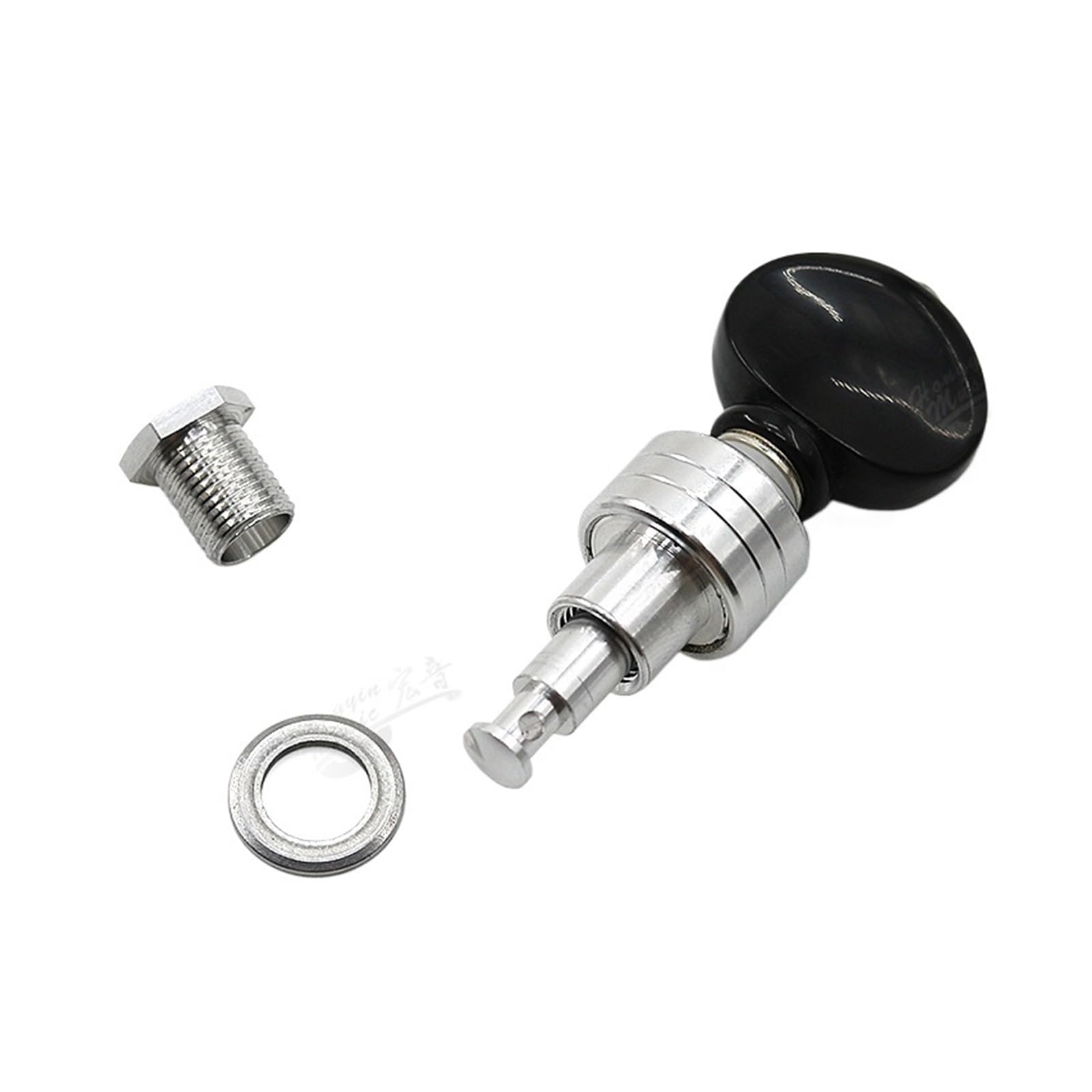 Ukulele nero e argento verticale quasi-pulsante pulsante a corda accessori strumento avvolgitore