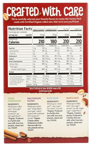 Avena orgánica Nature's Path, Pack variedad 8 sobres miniatura 2
