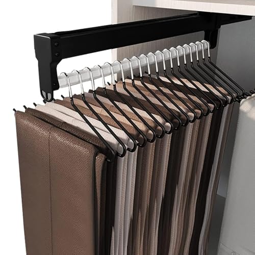 引き出し式クローゼットロッド、 調節可能なワードローブレール洋服ラック、 伸縮式ハンガーレール(2つのレール付き)、調節可能な引き出し式ワードローブレール(30〜60 cm)(400mm/15.7inch)
